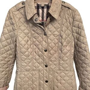 Burberry Brit Beige Quilted Jacket